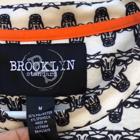 Brooklyn Standard Bull Head Short Sleeve Tee White - Picture 5 of 7